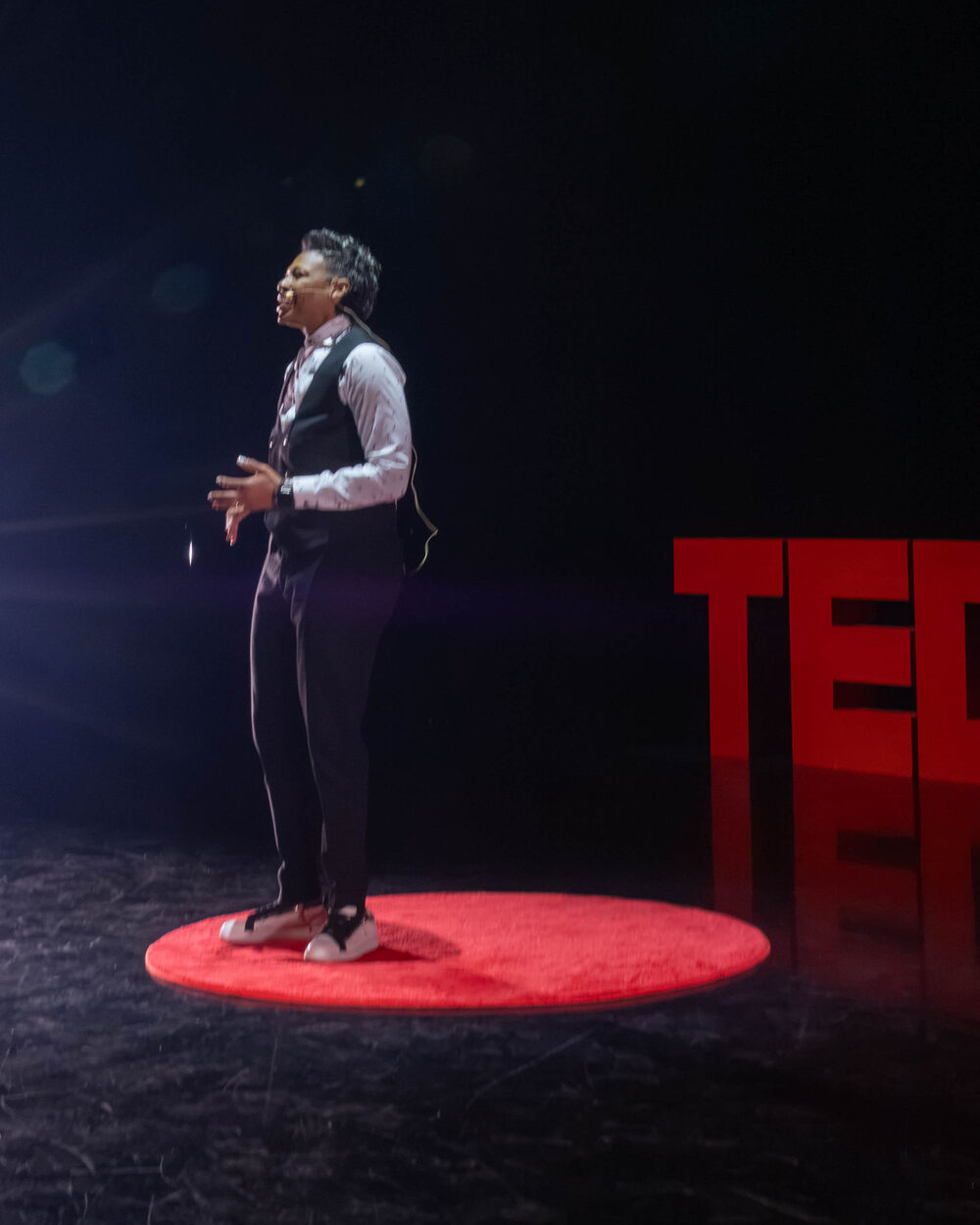 Khaliah O. Guillory on the TEDx stage